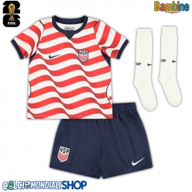 Maglie da calcio Stati Uniti Christian Pulisic #10 Prima Maglia Bambino Mondiali 2026  Manica Corta (+ Pantaloni corti)